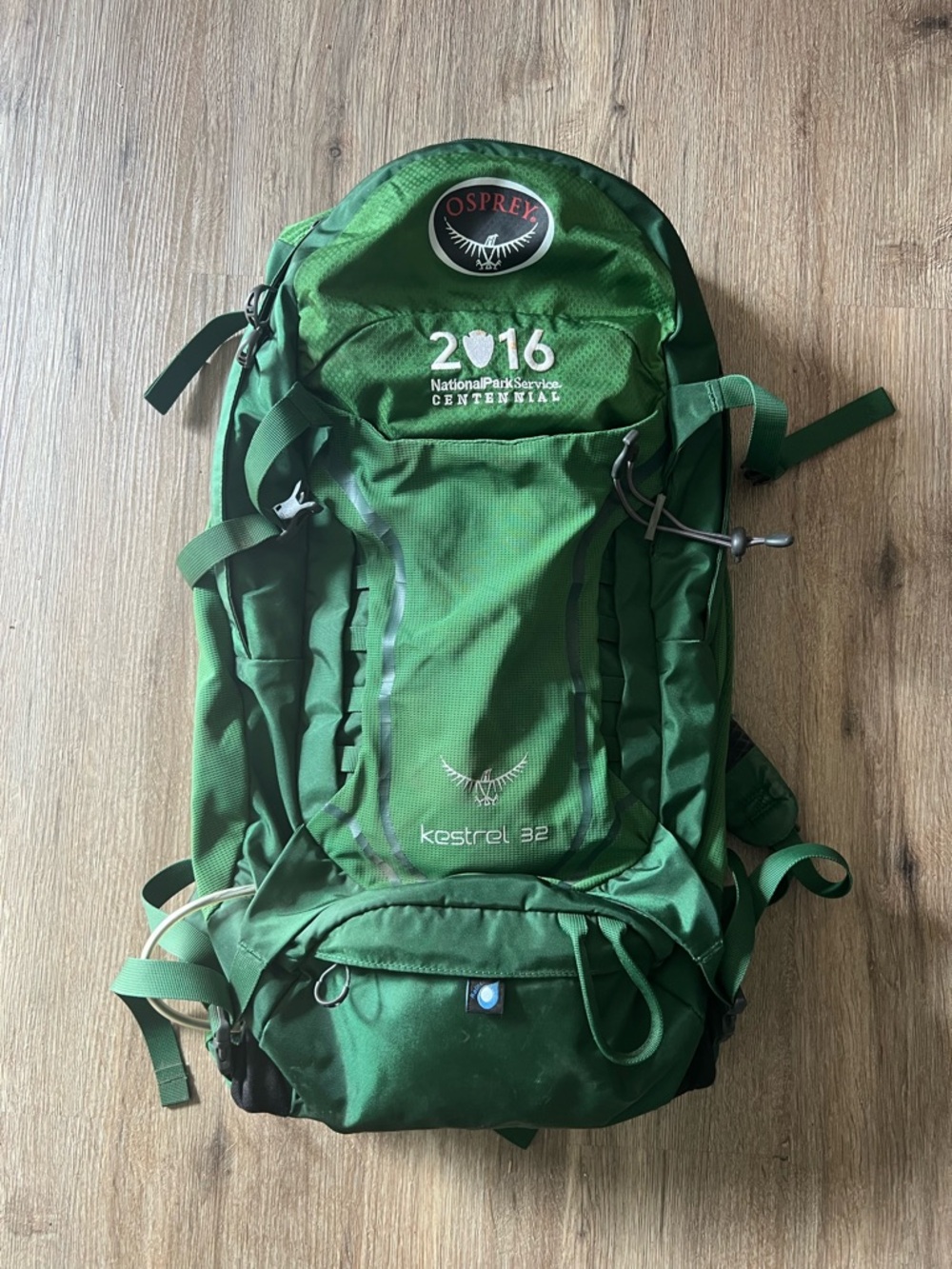 Osprey Backpack Kestrel 32 Hiking Backpack Green Size Medium / Large